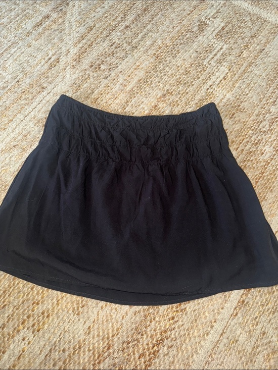 Bailey Rose Dresses & Skirts - Black Smocked Mini Skirt with Stretch Waistband